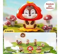 Shein Caja ciega de la serie Aventura Loca de Chip y Dale de MINISO, figuras coleccionables hechas a mano, adecuadas como adornos de escritorio y regalos de