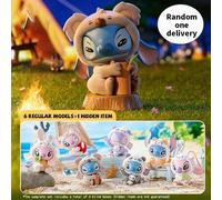 Shein Caja ciega de la serie Disney Lilo y Stitch Animal Party, artesanía de resina exquisita, formato de caja ciega divertido + forma con tema de fiesta, l