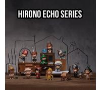 Shein Caja ciega de la serie HIRONO ECHO de Labubu POP MART - 12 figuras regulares + 1 figura oculta, empaque cúbico de 7.5cm³, juguete de arte coleccionabl