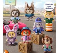 Shein Caja ciega de vinilo de la serie de residentes de la ciudad de Zootopia de Disney, de colores brillantes que no se desvanecen fácilmente, tamaño compa