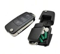 Shein Caja de almacenamiento creativa de mini llave de coche con compartimento secreto oculto, caja para monedas y joyas, adecuada para guardar artículos pe
