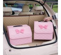 Shein Caja de almacenamiento premium para el maletero del coche, organizador plegable acolchado para el coche, contenedor de almacenamiento multifuncional,