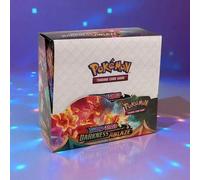 Shein Caja de cartas de batalla Pokémon TCG - 36 paquetes (324 piezas)/(360 piezas) - Mercancía de anime de juego de cartas coleccionables - Regalos para fi