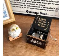 Shein Caja de música vintage con manivela de la película de Harry Potter (con música), disponible en una variedad de colores y estilos, adecuada para fiesta