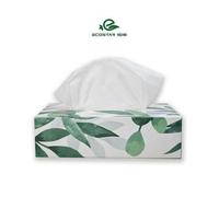 Shein Caja de papel para pañuelos faciales de gran capacidad, cajas planas con apertura tipo "agarra y listo", ideal para uso en el hogar, la oficina y el a