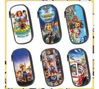 Shein Caja de papelería de Paw Patrol, bolsa de papelería de gran capacidad, estuche para lápices, bolsa de papelería de tela estampada