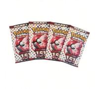 Shein Caja de regalo con 360 piezas/Caja de cartas de la serie 151 de Pokémon TCG - Paquete de expansión de cartas brillantes de la serie Espada y Escudo |
