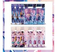 Shein Caja de regalo con tema de cazador de demonios de K-POP, bolsa de papel grueso con diseño de dibujos animados adecuada para fiestas, vacaciones y rega