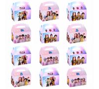 Shein Caja de regalo de Cazador de Demonios K-POP - Bolsas de papel de caramelo de dibujos animados reutilizables, adecuadas para cumpleaños, fiestas, anive