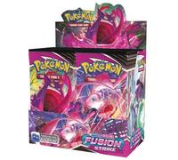 Shein Caja de sobres de expansión Pokémon TCG Sword & Shield - Fusion Strike SS8 de 360 cartas, 10 cartas/sobre, juego de cartas coleccionables, cartas rara