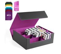 Shein Caja de tarjetas de alta capacidad de 1800 piezas/caja para juegos de mesa, cartas de intercambio, cartas, cartas de Magic: The Gathering con separado