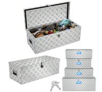Shein Caja de transporte Alubox - caja de herramientas de aluminio con cerradura, disponible en 800x220x225 mm / 762x330x244 mm / 990x330x254 mm / 1219x381x