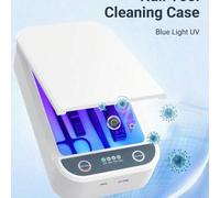 Shein Caja esterilizadora de herramientas para uñas con luz UV y función múltiple, caja de esterilización con luz azul USB para salón de manicura profesiona