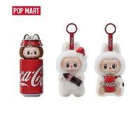 Shein Caja misteriosa de muñeco colgante de la serie Coca Coca de LABUBU de POP MART, juguetes coleccionables de estilo aleatorio, regalos ideales para fest