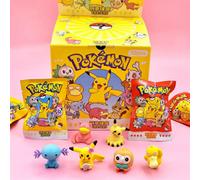 Shein Caja misteriosa de Pokémon, set de 32/10/5 piezas de minifiguras con Pikachu - Puede borrar marcas de lápiz, juguetes coleccionables en caja ciega lin
