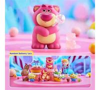 Shein Caja misteriosa de regalo de cumpleaños con figuras de adorno de los personajes de Disney Pixar Lotso, Alien y Buzz Lightyear (entrega aleatoria, 1 pi