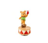 Shein Caja musical giratoria con oso, regalo mágico para la novia en Navidad, cumpleaños, Día de la Madre, boda, aniversario, Día de San Valentín, Acción de
