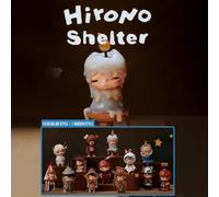 Shein Caja Sorpresa Labubu Pop Mart THE MONSTERS Hirono Shelter Series: 12 figuras regulares + 1 oculta, diseño oscuro y acogedor con temática de refugio (v