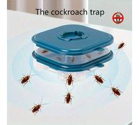 Shein Caja trampa reutilizable para insectos - Capturador efectivo de cucarachas, sin necesidad de cebo, apto para cucarachas, arañas, hormigas, control ese