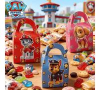 Shein Cajas de regalo con diseños de los personajes de Paw Patrol (Rubble, Chase, Rocky, Zuma, Skye, Everest, Tracker, Tuck, Ella, Rex, WildCat, Liberty) en