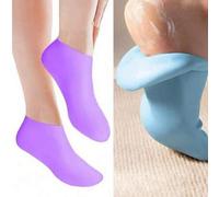 Shein Calcetines de silicona hidratantes, diseñados para el cuidado de los pies, previenen eficazmente las grietas y eliminan la piel muerta. También tienen