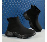 Shein Calcetines Sneakers De Alto Botín Transpirable Para Niños Para Deportes Al Aire Libre