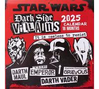 Shein Calendario de Pared Villanos De Star Wars Tamaño 30x30 cm Diseño Único y Original - Calendario de Pared Villanos De Star Wars Con Espacio Para Notas y