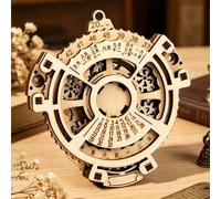 Shein Calendario Perpetuo DIY Modelo de Engranajes de Madera, Ornamento Decorativo, Juguete Rompecabezas, Rompecabezas Educativo 3D; Kit de Ensamblaje de Ca