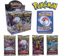 Shein (Calidad básica de papel, solo para exhibición) 10 Piezas/1 Paquete de Cartas del Juego de Cartas Coleccionables Pokémon, Espada y Escudo Origen Perdi