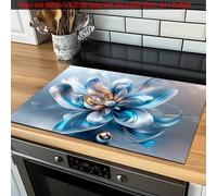 Shein (¡¡¡Caliente!!!) 1 pieza Almohadilla protectora para estufa con diseño de flor, resistente a los arañazos y al calor, adecuada para estufas de cerámic