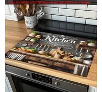 Shein (¡¡¡Caliente!!!) 1 pieza Almohadilla protectora plana 2D y almohadilla antideslizante resistente al calor de goma son adecuadas para cocinas de inducc