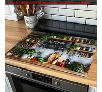 Shein (¡¡¡Caliente!!!) 1 pieza Almohadilla protectora plana 2D y almohadilla antideslizante resistente al calor de goma son adecuadas para cocinas de inducc