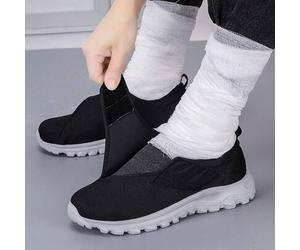 Shein Calzado para pies hinchados, zapatos anchos para hombres, zapatos para edema con correas ajustables para la recuperación post-cirugía, zapatos de marc