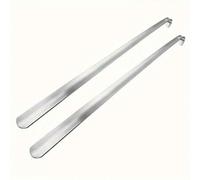 Shein Calzador de acero inoxidable extra largo de 31.5 pulgadas - Mango ergonómico para una fácil colocación, diseño sin doblar para hombres/mujeres/persona