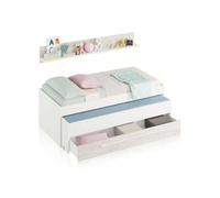 Shein Cama doble juvenil con estante Nuit