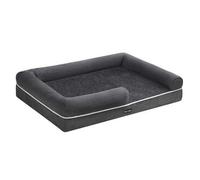 Shein Cama Ortopédica para Perros, Sofá, Cama para Mascotas, Acolchado Suave, Bordes Elevados, Funda Extraíble y Lavable, 106 x 80 x 20 cm/122 x 85 x 20 cm/