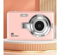 Shein Cámara digital compacta de 5MP 4K con enfoque automático, pantalla de 2.4", zoom óptico 16X, detección de rostros y batería recargable