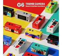 Shein Cámara en forma de llavero 1080P - Pantalla HD de 0.96", Diseño retro SLR de 8MP, Ángulo amplio de 160°, Correa anti-pérdida, Cámara DV portátil recar