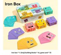 Shein Cambio de cara, juego de rompecabezas de pensamiento espacial para la educación temprana de los niños, juego interactivo para dos jugadores, juguete d