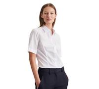 Shein Camisa formal regular con cuello Kent para mujer (Blanco)