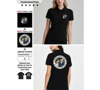 Shein Camisa polo personalizada para mujer, con una amplia selección de textos, agrega las fotos que necesites, elegante, de moda, casual, regalos para cami