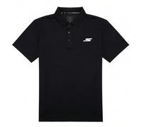 Shein Camisa tipo polo de manga corta para hombre, camiseta deportiva suelta y transpirable, P122M053-0018