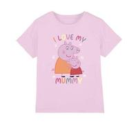 Shein Camiseta "Amo a mi mami" para niños/as (rosa claro)