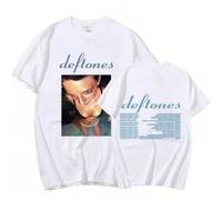 Shein Camiseta Around The Fur para hombre, 100% algodón, camiseta estampada estilo hip-hop Y2K, pantalones cortos casuales de manga corta y cuello redondo p