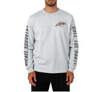 Shein Camiseta casual de manga larga T-JUST para hombres con estampado de letras