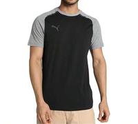 Shein Camiseta casual deportiva para hombre con mangas raglán y bloques de color con diseño de Copa de equipo