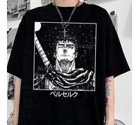Shein Camiseta con diseño de fan art de Gatsu - Camiseta de manga - Armadura maldita, Camiseta Berserker