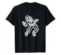 Shein Camiseta con el lema "TALKING HEADS STOP MAKING SENSE" - Camiseta informal, cómoda y veraniega de manga corta y cuello redondo, 100 % algodón, 190 g/m