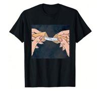 Shein Camiseta con el lema "TALKING HEADS STOP MAKING SENSE" - Camiseta informal, cómoda y veraniega de manga corta y cuello redondo, 100 % algodón, 190 g/m