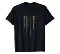 Shein Camiseta con el lema "TALKING HEADS STOP MAKING SENSE" - Camiseta informal, cómoda y veraniega de manga corta y cuello redondo, 100 % algodón, 190 g/m